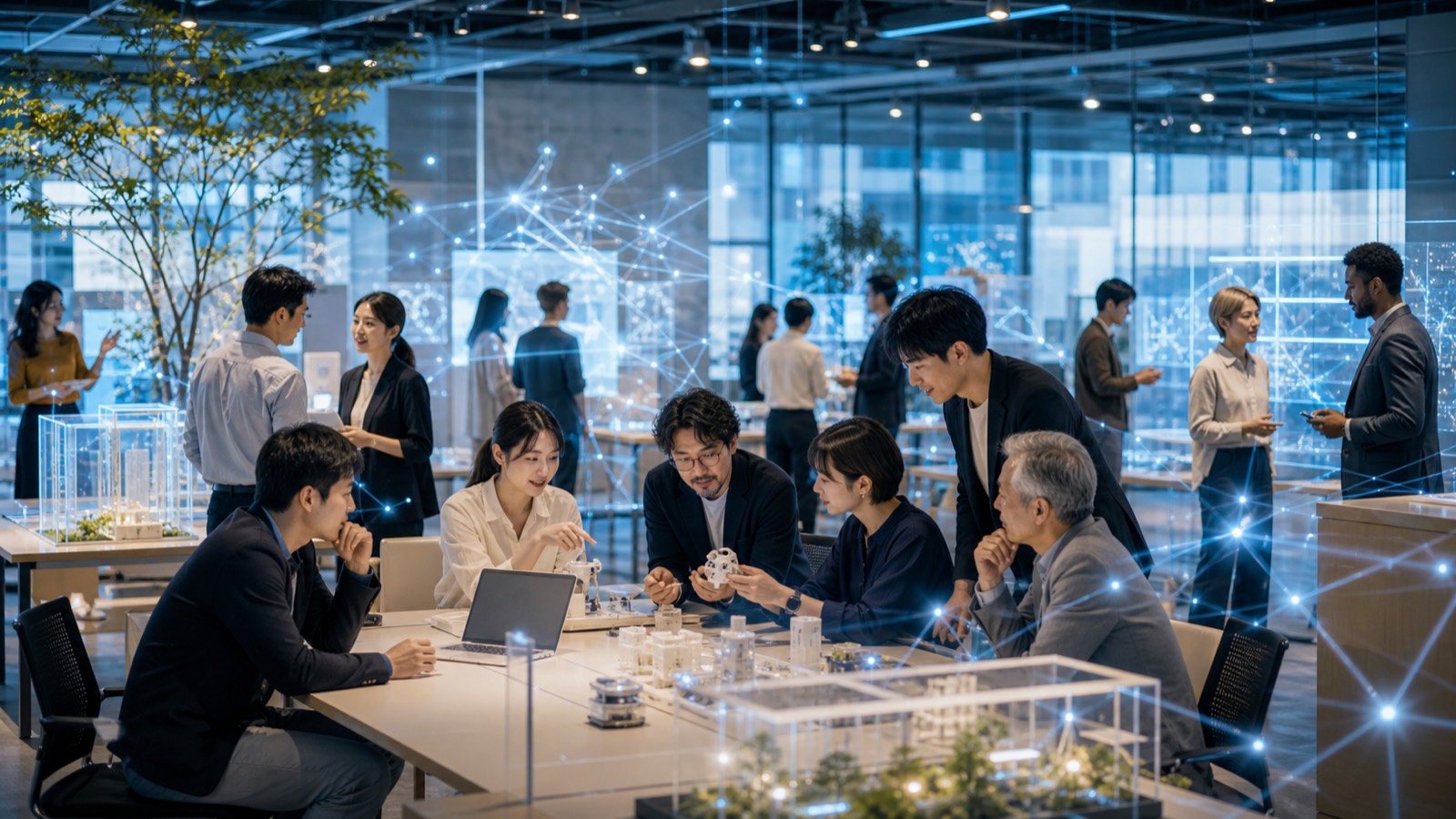 ネクストグリッド・ホールディングスのオフィスと事業風景